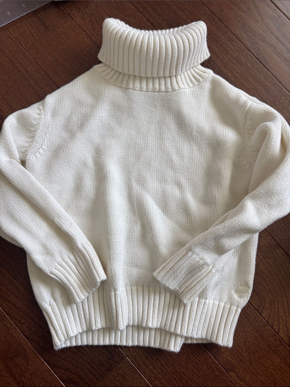 The Beaufort Bonnet Company Cream Turtleneck Sweater
